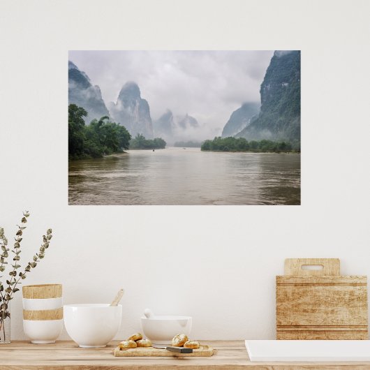 Am Fluss Yangshuo Poster (Küche)