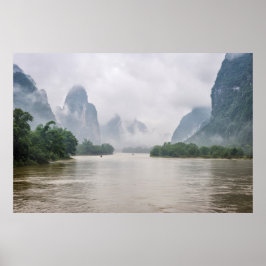 Am Fluss Yangshuo Poster