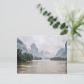Am Fluss Yangshuo Postkarte (Stehend Vorderseite)