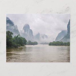 Am Fluss Yangshuo Postkarte