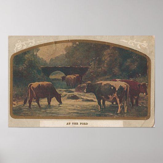 Am Ford Postmark Brighton, IA Dez. 7, 1910 Poster (Vorne)