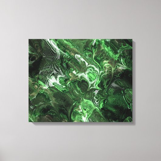 AM Fraktal 1 Wrapped Canvas Leinwanddruck (Vorderseite)