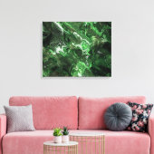 AM Fraktal 1 Wrapped Canvas Leinwanddruck (Insitu (Wohnzimmer))