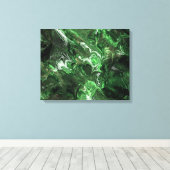 AM Fraktal 1 Wrapped Canvas Leinwanddruck (Insitu (Holzboden))