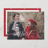 Am fröhlichsten von der feiertagspostkarte (Vorne/Hinten)