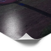 Am frühen Morgen auf dem Golfplatz. Fotodruck (Ecke)