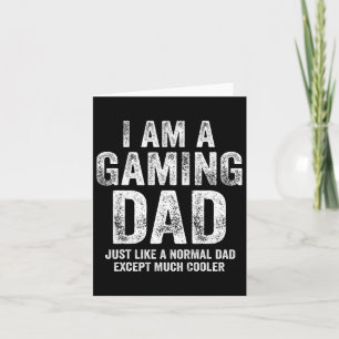 Am Gaming Vater Video Gamer Daddy gibt Video Game Karte