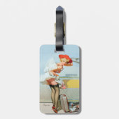 Am Gate Pin Up Gepäckanhänger (Rückseite vertikal)