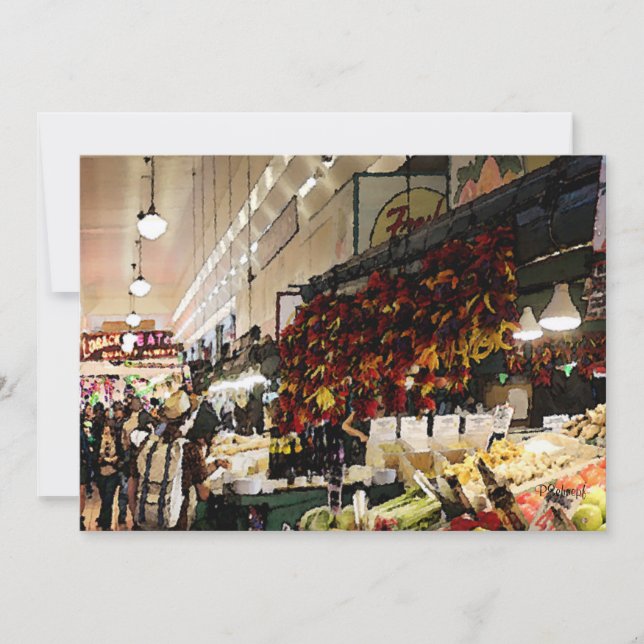 Am Gemüsestand (Vorderseite)