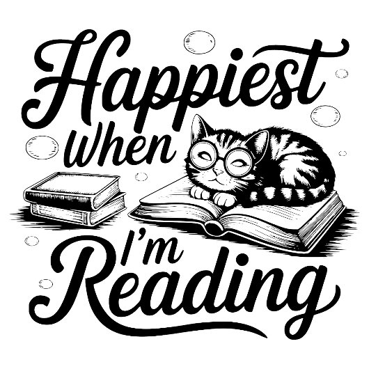 Am glücklichsten, wenn ich lese hoodie