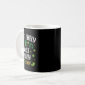 Am Glücklichsten zum St. Patrick's Day Lustig Kaffeetasse (Vorderseite Links)