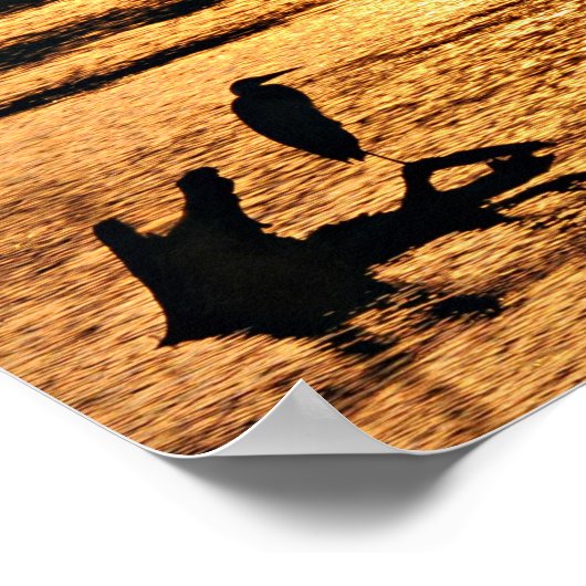 Am goldenen See Poster (Ecke)