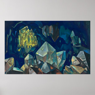 Am heiligsten, Schatz der Berge von Roerich Poster