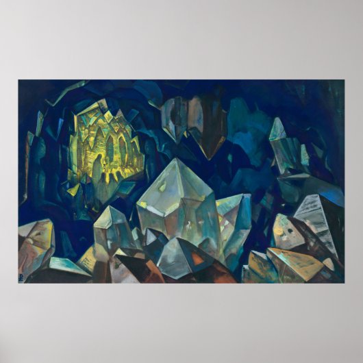 Am heiligsten, Schatz der Berge von Roerich Poster (Vorne)