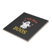 Am Here Boos Halloween-Geist-Weingläser Spinne W Fliese (Seite)