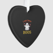 Am Here Boos Halloween-Geist-Weingläser Spinne W Ornament (Vorderseite)