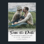 Am Horizont Save the Date Foto Einladung<br><div class="desc">Diese Karte mit einem Foto Save the Date einen fett formatierten Schriftart. Einfach mit Ihrem eigenen Text und Foto anpassen. Sie können die Farbe auf der Rückseite ändern,  indem Sie eine andere Hintergrundfarbe Ihrer Wahl auswählen.</div>