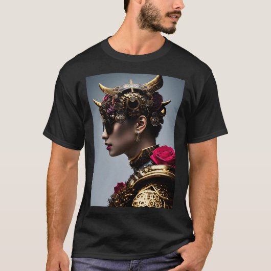 Am I As Cool As I Look AI Portrait T-Shirt (Vorderseite)
