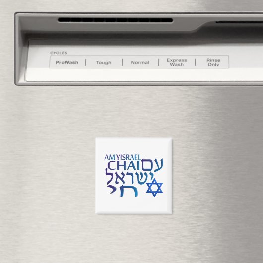 Am Israel Chai Magnet (In Situ (Geschirrspüler))