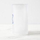 Am Israel Chai Mattglas Bierglas (Mittel)