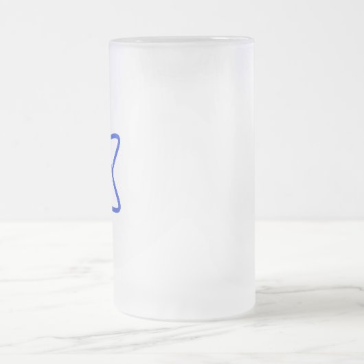 Am Israel Chai Mattglas Bierglas (Mittel)