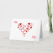 AM **JAHRESTAG** MIT LIEBE KARTE (Vorderseite)