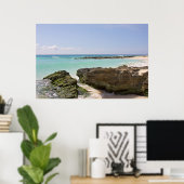 Am Karibischen Meer Poster (Heimbüro)