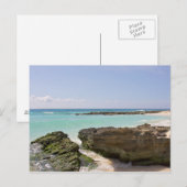 Am Karibischen Meer Postkarte (Vorne/Hinten)