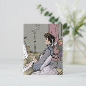 Am Klavier Postkarte (Stehend Vorderseite)