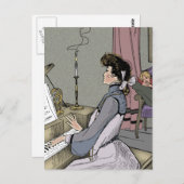 Am Klavier Postkarte (Vorne/Hinten)