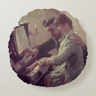 Am Klavier Rundes Kissen
