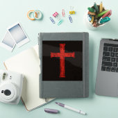 Am Kreuz  Aufkleber (iPad Hülle)