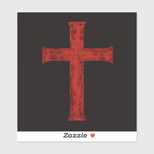 Am Kreuz  Aufkleber (Blatt)