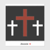 Am Kreuz Aufkleber (Blatt)