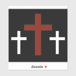 Am Kreuz Aufkleber