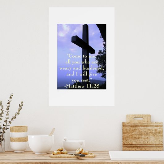 Am Kreuz Poster (Küche)