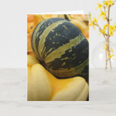 Am Kürbis-Flecken Karte (Gelbe Blume)