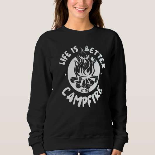 Am Lagerfeuer  Camper Camping   1 Sweatshirt (Vorderseite)