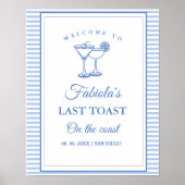 Am letzten Toast auf der Küstenstraße begrüßen Poster (Vorne)