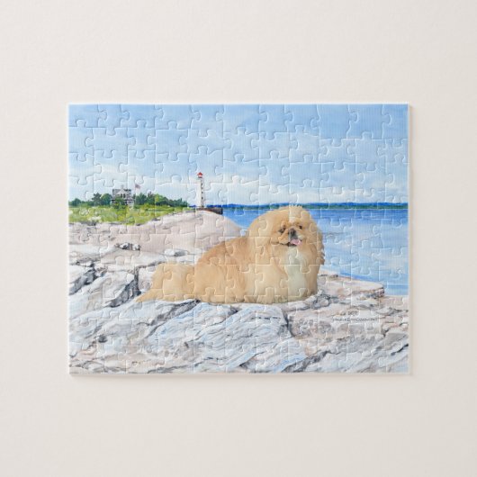 Am Leuchtturm Puzzle (Horizontal)