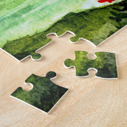 Am Licht des Silvery Moon Jigsaw-Puzzles Puzzle (Seite)