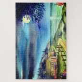 Am Licht des Silvery Moon Jigsaw-Puzzles Puzzle (Vertikal)