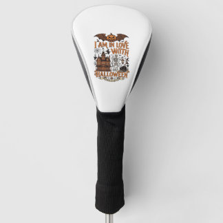 Am Liebe Halloween Spukhaus Skelett Kürbis_1 Golf Headcover