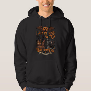 Am Liebe Halloween Spukhaus Skelett Kürbis_1 Hoodie