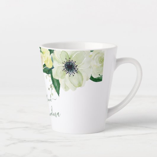 Am liebsten große Oma Script & Wild Rose Milchtasse (Rechts)