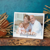 Am liebsten Großeltern bearbeitbares Foto Plaque Fotoplatte (Seite)