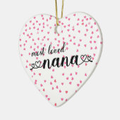 Am liebsten Nana Keramik Ornament (Links)