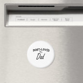 Am liebsten Vater, Weihnachtsgeschenk, Vatertag, V Magnet (In Situ (Geschirrspüler))