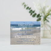 Am Lovers Beach Einladungspostkarte (Stehend Vorderseite)