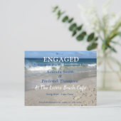 Am Lovers Beach Einladungspostkarte (Stehend Vorderseite)